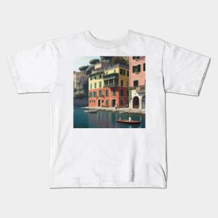 Portofino on the Ligurian Sea Kids T-Shirt